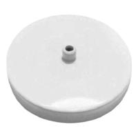 Kit/5 Canopla Lustre Pendente Cilíndrica Vivare Md-1004 11x1,2cm Branco - 3