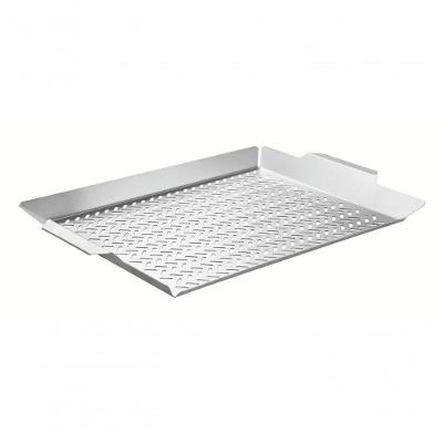 Grelha Para Peixe Tramontina Cosmos 48 X 32cm Em Aço Inox