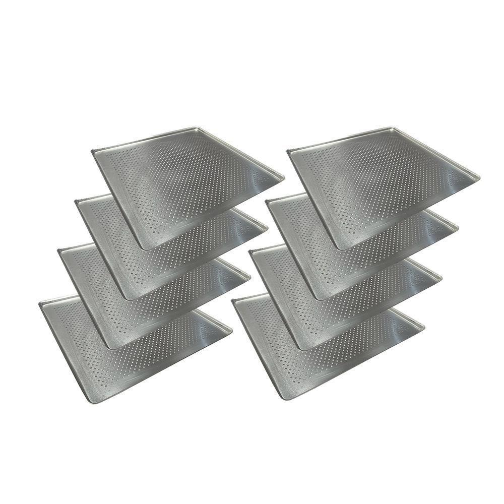 Kit - Mesa Bancada 8 Níveis PRP-004 Progás + 8 Assadeiras Perfuradas 35x35 Cimapi - 7