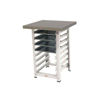 Kit - Mesa Bancada 8 Níveis PRP-004 Progás + 4 Assadeiras Perfuradas 35x35 Cimapi