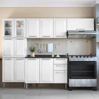 Armário Cozinha Completa Itatiaia Tarsila De Aço 13 Portas 2 Gavetas Branco Branco - 5