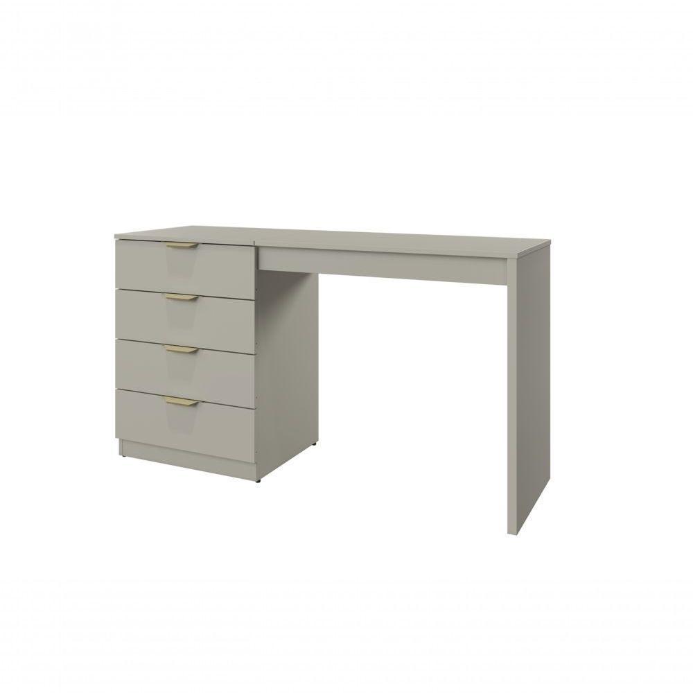 Escrivaninha Penteadeira Camarim Princess Com Porta Joias Mavaular Off White - 3