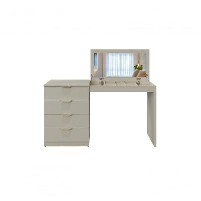 Escrivaninha Penteadeira Camarim Princess Com Porta Joias Mavaular Off White