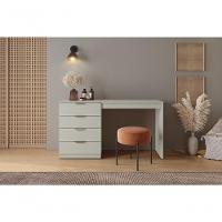 Escrivaninha Penteadeira Camarim Princess Com Porta Joias Mavaular Off White - 7