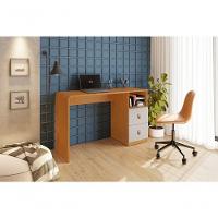 Escrivaninha Mesa De Estudo Alice Jcm Moveis Cinamomo/off White - 2