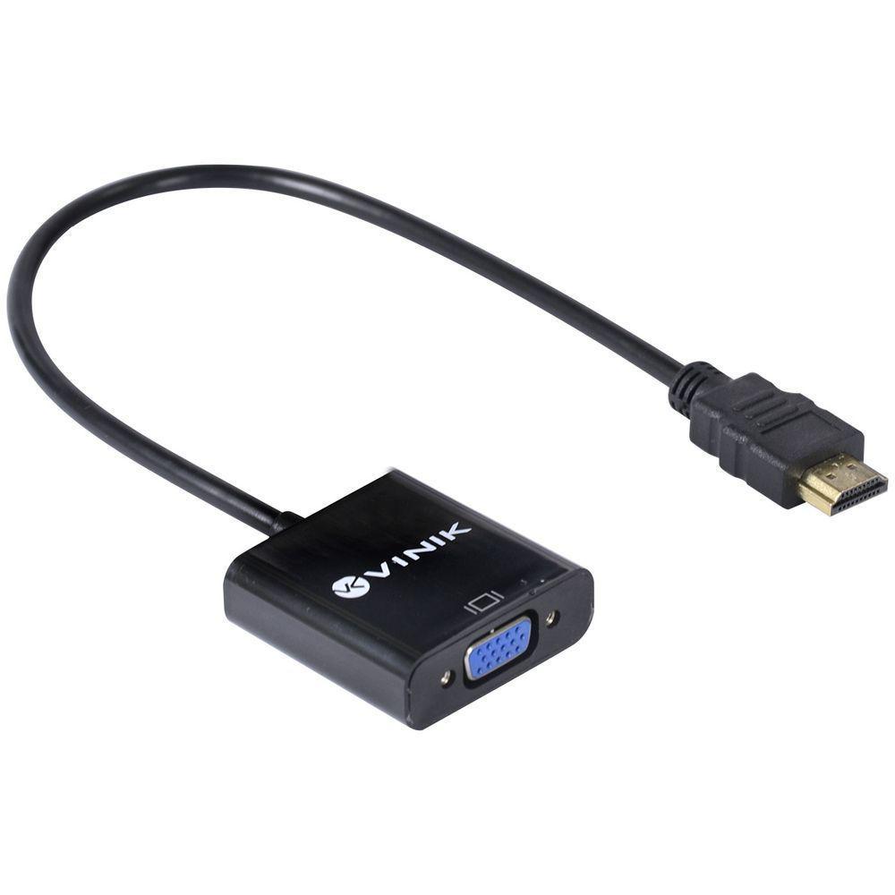 Adaptador Conversor Hdmi Macho Para Vga Femea 30cm - 1