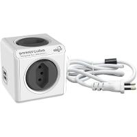 Adaptador Benjamim Múltiplo Powercube Pwc-x4u/3m Bivolt Elg - 1
