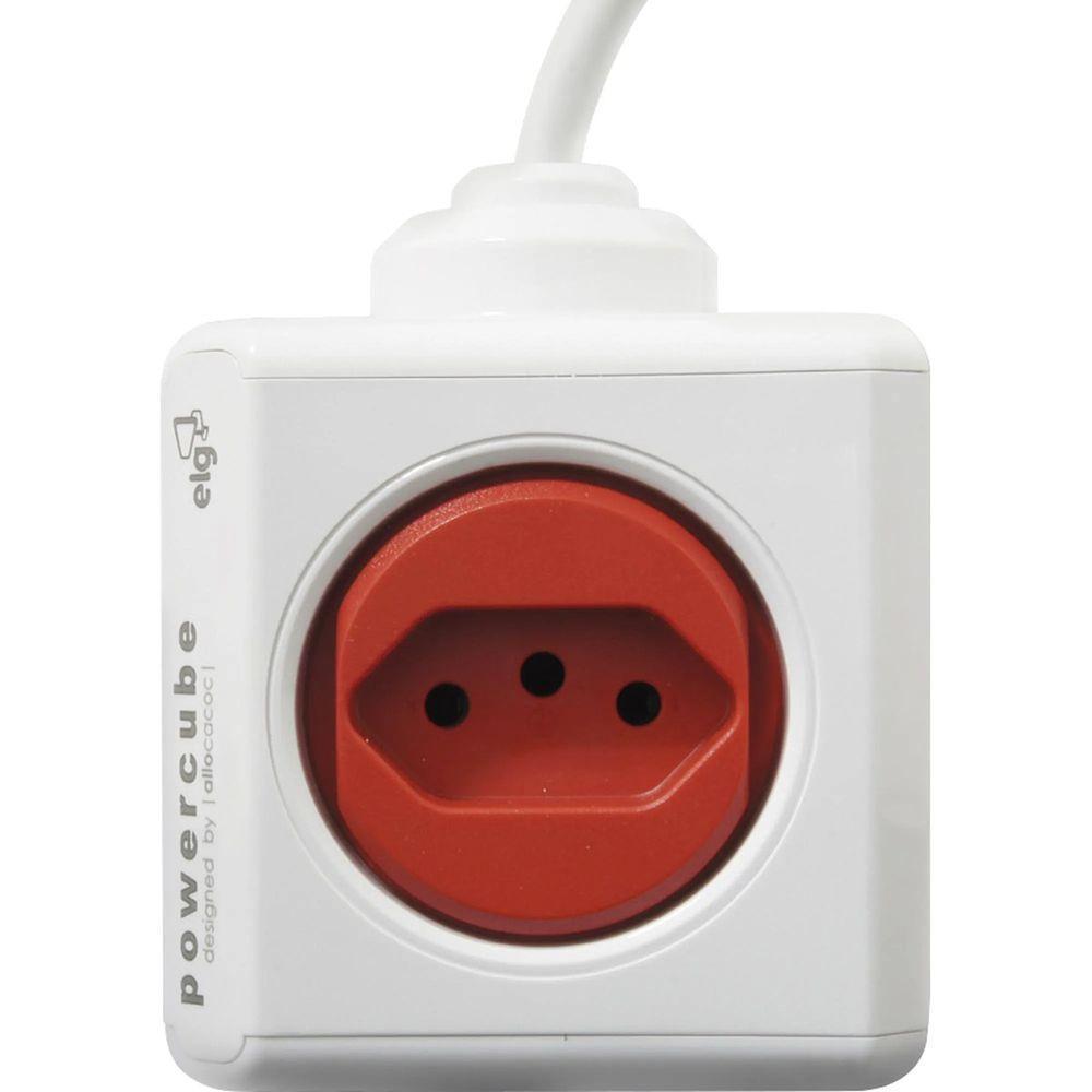 Adaptador Benjamim Múltiplo Powercube Pwc-x5/3m Bivolt Elg - 2