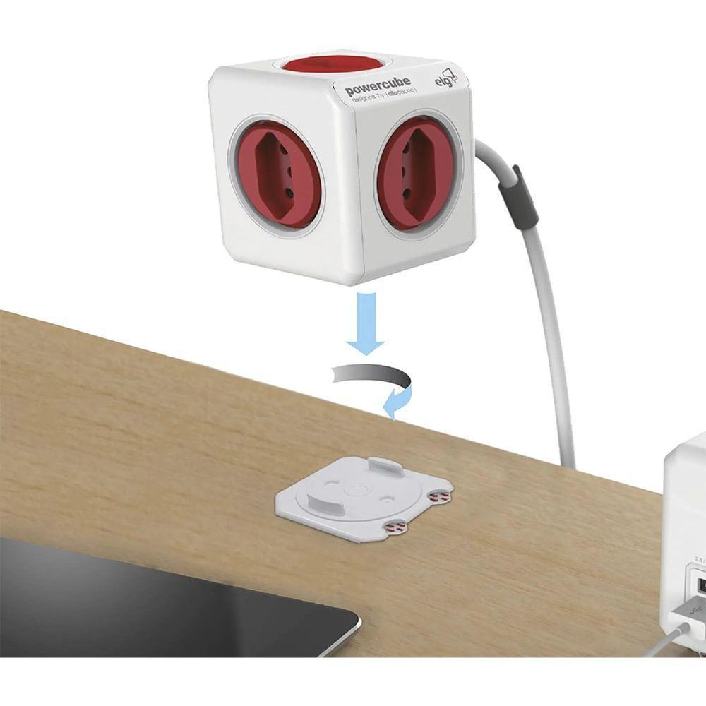 Adaptador Benjamim Múltiplo Powercube Pwc-x5/3m Bivolt Elg - 4