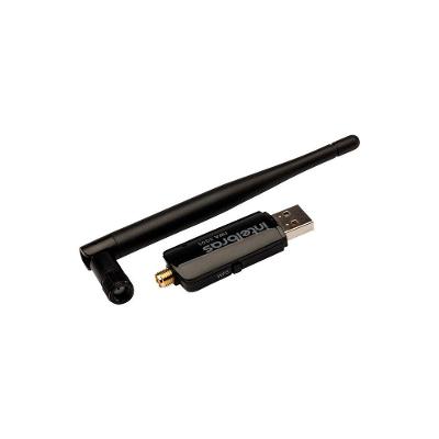 Adaptador Wireless Usb Intelbras Inet 4710016 Iwa3001 De Alto Ganho 300mbps Com Antena Removivel