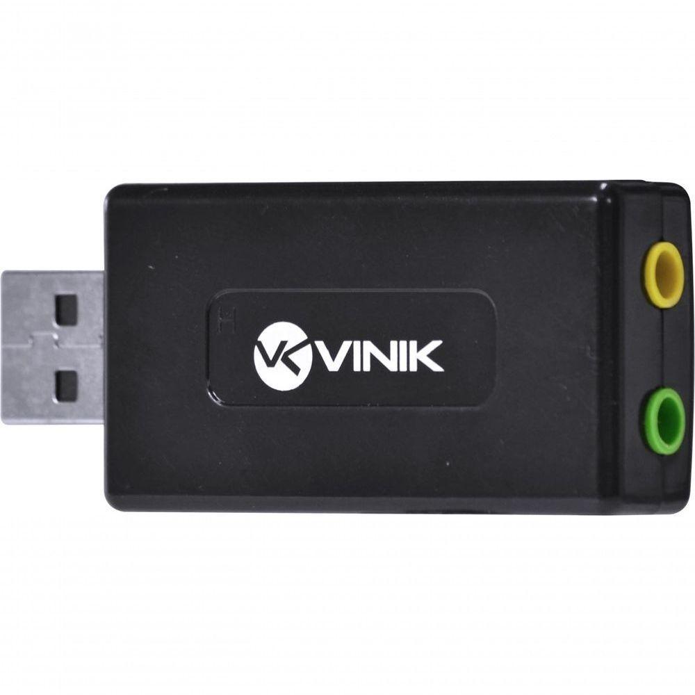 Adaptador Placa De Som Usb 7.1 Canais Virtual Ausb71 - 1