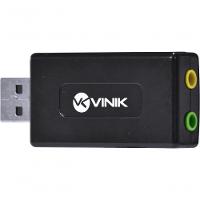 Adaptador Placa De Som Usb 7.1 Canais Virtual Ausb71 - 1
