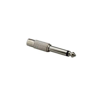 Adaptador Jack Rca Para P10 Mono Metal