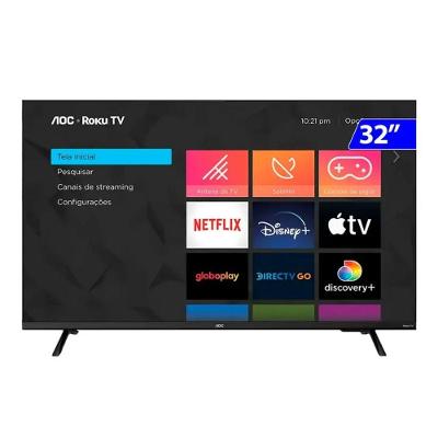 TV 32 Polegadas AOC LED Smart Roku Wi-Fi Hd HDMI 32s5045