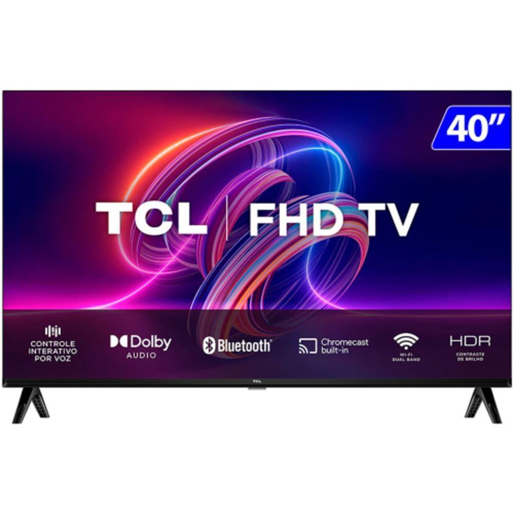 TV 40 Polegadas TCL LED Smart Wi-Fi Full HD Android Comando 40S5400A - 1