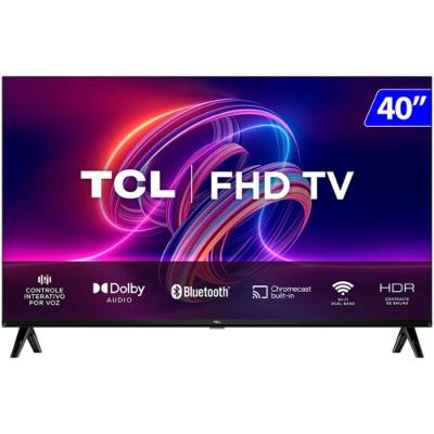 TV 40 Polegadas TCL LED Smart Wi-Fi Full HD Android Comando 40S5400A
