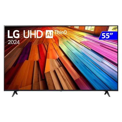 TV 55 Polegadas LG Smart AI ThinQ 4K Comando Voz 55UT8000PSA