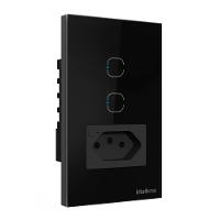 Tomada Com Interruptor Inteligente Intelbras Ets 2002 Smart Wi-fi Preto - 2