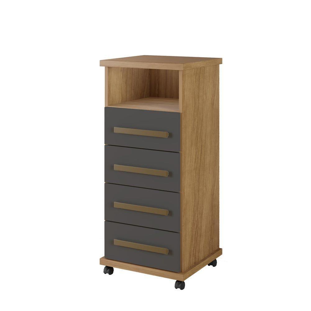 Balcão Piaui Arte Móveis Cinamomo-grafite - 1