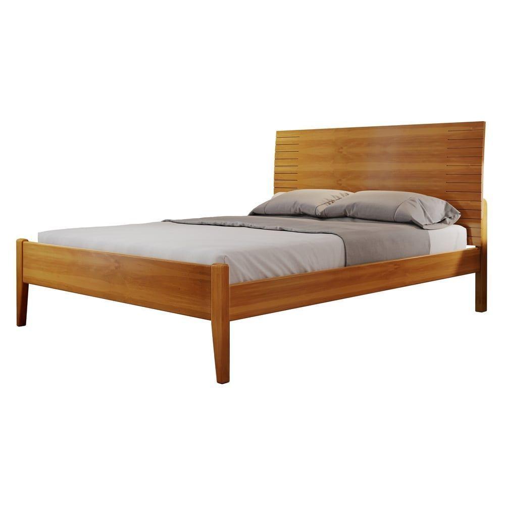 Cama Casal 160cm Amazone Amêndoa Mel Josandro Amêndoa Mel - 1
