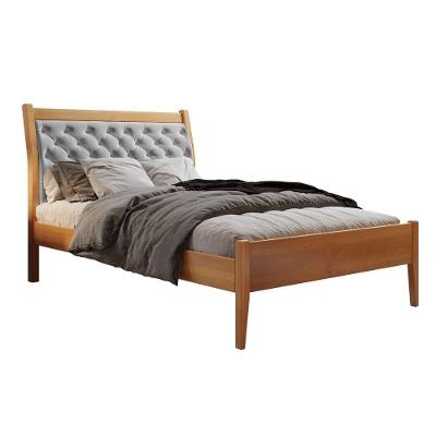 Cama Solteiro 90cm Vivare Amêndoa Mel-tecido Welutop Josandro Amêndoa Mel-tecido Welutop