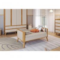 Berço Evolutivo Theo 4 Em 1 - Móveis Peroba Amendoa-off White - 6