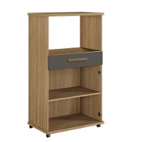 Balcão Conquista Arte Móveis Cinamomo-grafite - 3