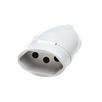 Tomada Desmontavel Daneva 2p+t 20a / 250v Ref.1618 Branca - 1