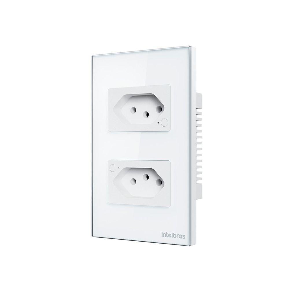 Tomada Dupla 10a Inteligente Wi-fi Ets 1002 Branco 4850064 - 2