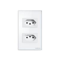 Tomada Dupla 10a Inteligente Wi-fi Ets 1002 Branco 4850064 - 1