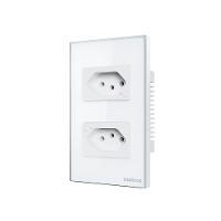 Tomada Dupla 10a Inteligente Wi-fi Ets 1002 Branco 4850064 - 2