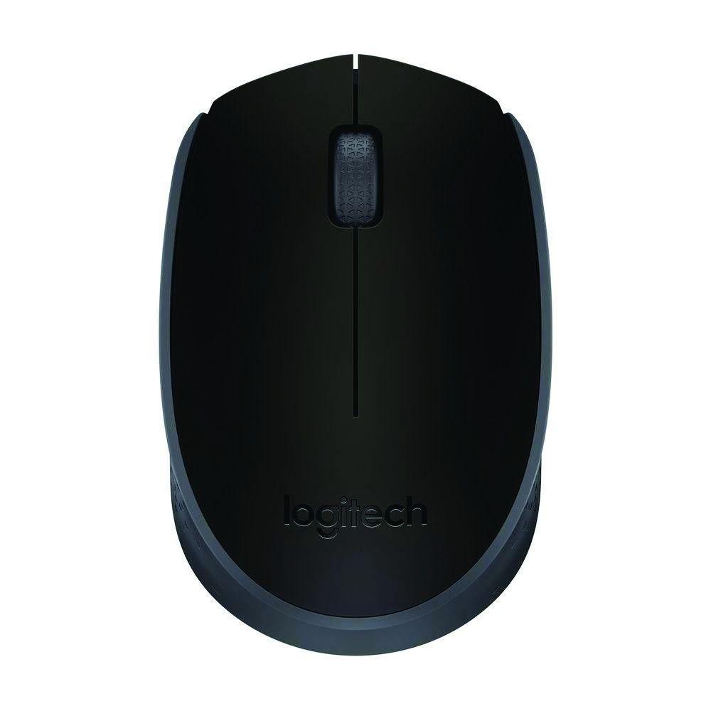 Mouse Logitech Sem Fio M170 - 910-004940 Preto - 1