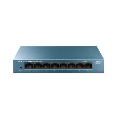 Switch 08 Portas Tp-link Ls108g Gigabit 10-100-1000mbps