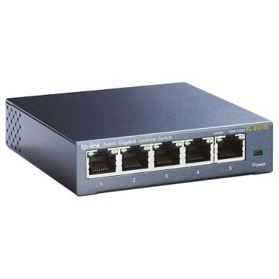 Switch 05 Portas Tp-link Ls105g Gigabit 10-100-1000mbps