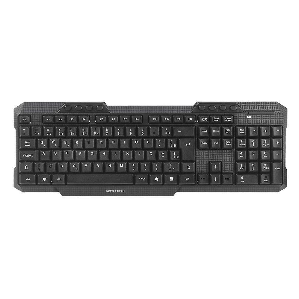 Kit Teclado & Mouse C3tech Wireless Usb - K-w10bk - 2