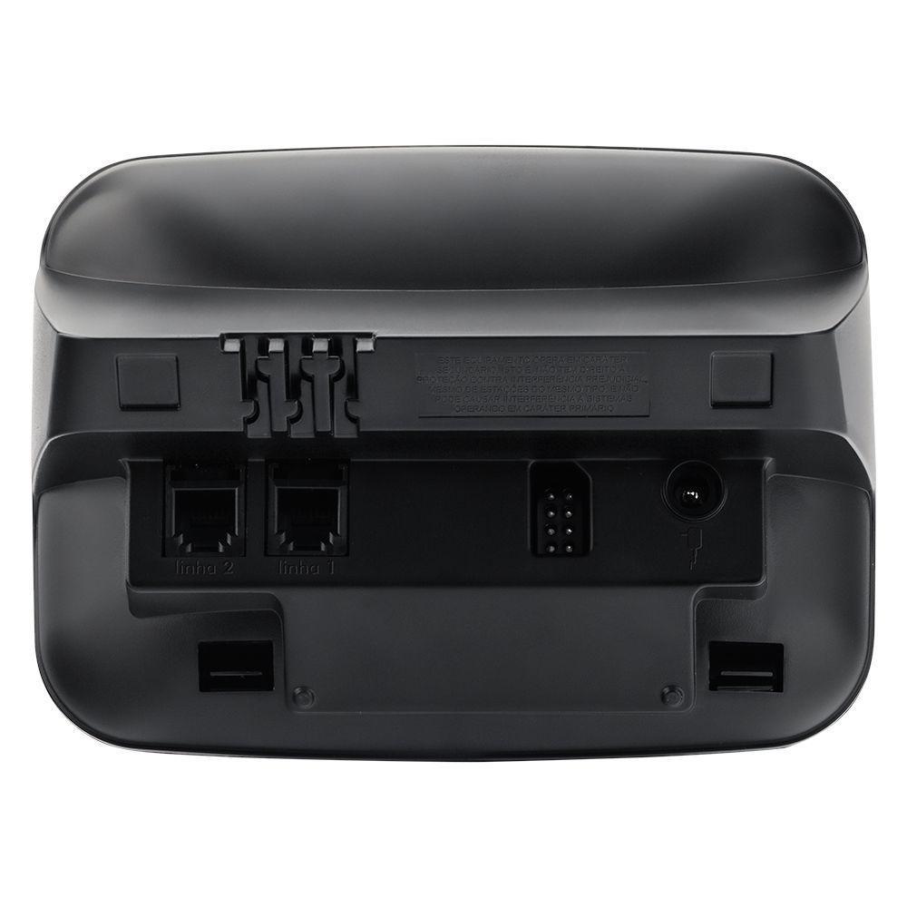 Telefone Sem Fio Digital Intelbras Ts5150 Com Entrada Para 2 Linhas Preto - 2