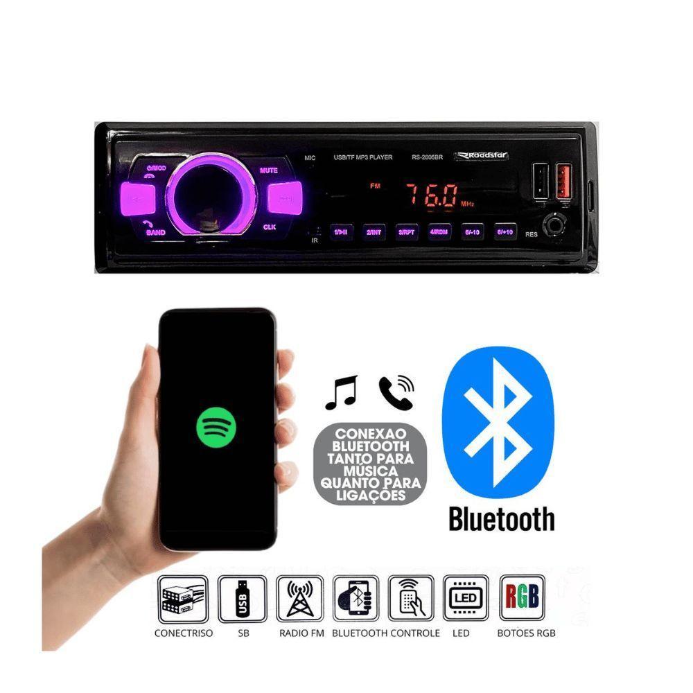 Auto Radio Bluetooth Roadstar Rs2605br Es - 2