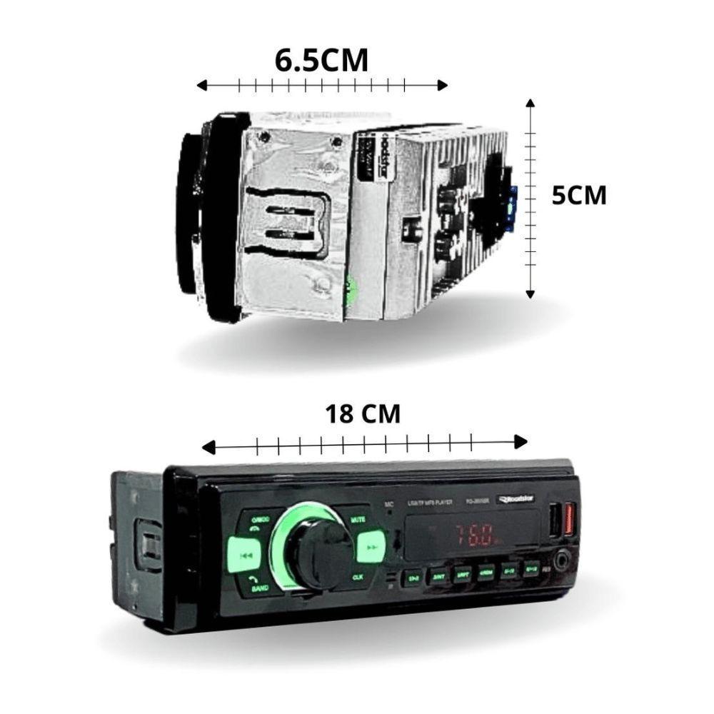 Auto Radio Bluetooth Roadstar Rs2605br Es - 4