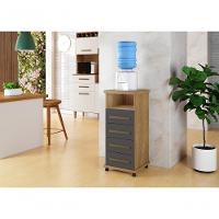 Balcão Piaui Arte Móveis Cinamomo-grafite - 2