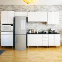 Armário De Cozinha Completa Top Class 6 Peças Com 12 Portas Branco Branco - 8