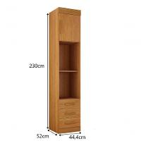 Modulado Mesa De Cabeceira 3 Gavetas Orion - Leifer Móveis Cinamomo - 3