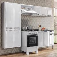 Armário De Cozinha Completa Itatiaia De Aço Com Balcão 10 Portas 1 Gaveta Branco Branco - 1