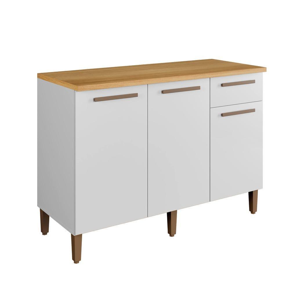 Balcão Clássico Master Arte Moveis Branco - 5