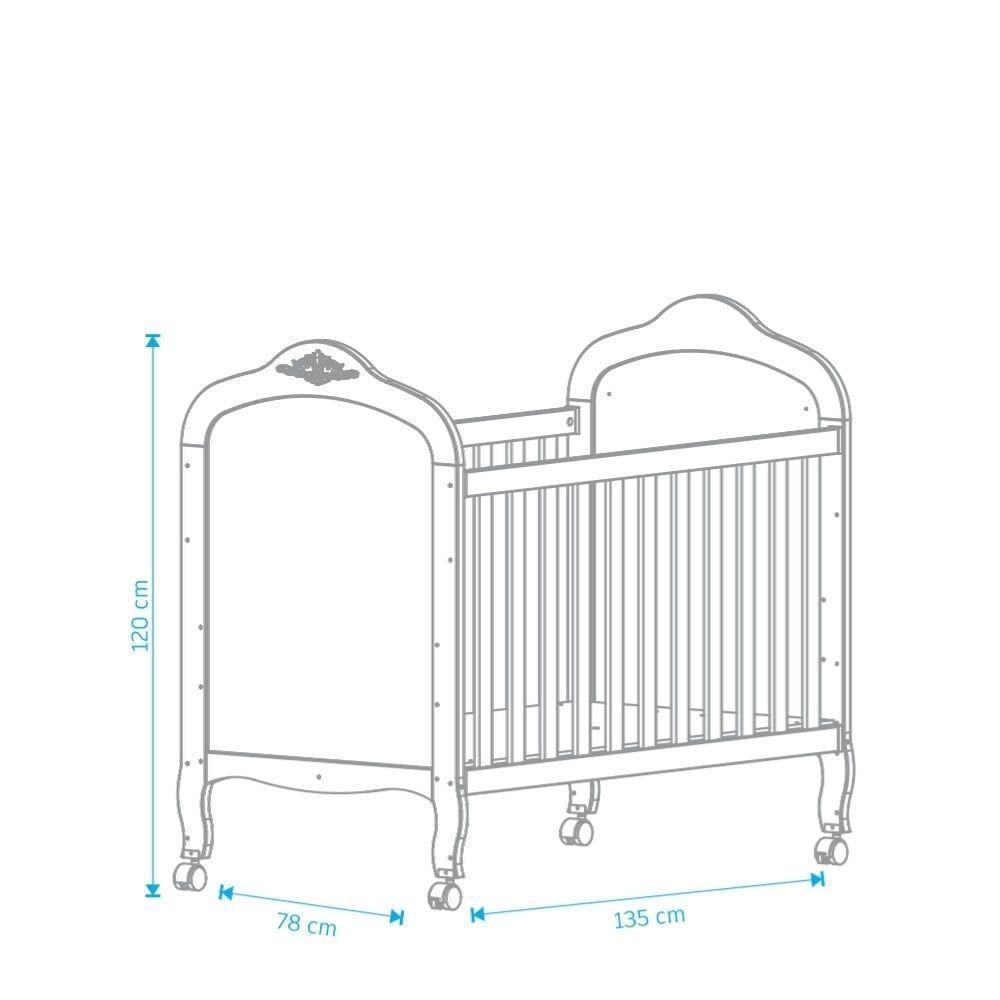 Berço Evolutivo Elô 4 Em 1 - Móveis Peroba Amendoa-branco - 4