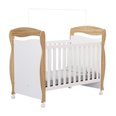 Berço Americano Junior New - Moveis Peroba Amendoa-branco