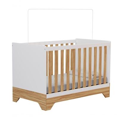 Berço Estilo Americano Popy - Moveis Peroba Amendoa-branco