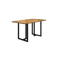 Conjunto Lisboa Com 4 Cadeiras E Base Goiás Bm Tubulares Cinamomo-ratan Chocolate-linho 307