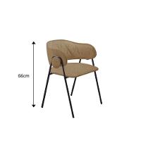 Conjunto Siena Com 4 Cadeiras E Base Goiás Bm Tubulares Off White-linho 306 - 2