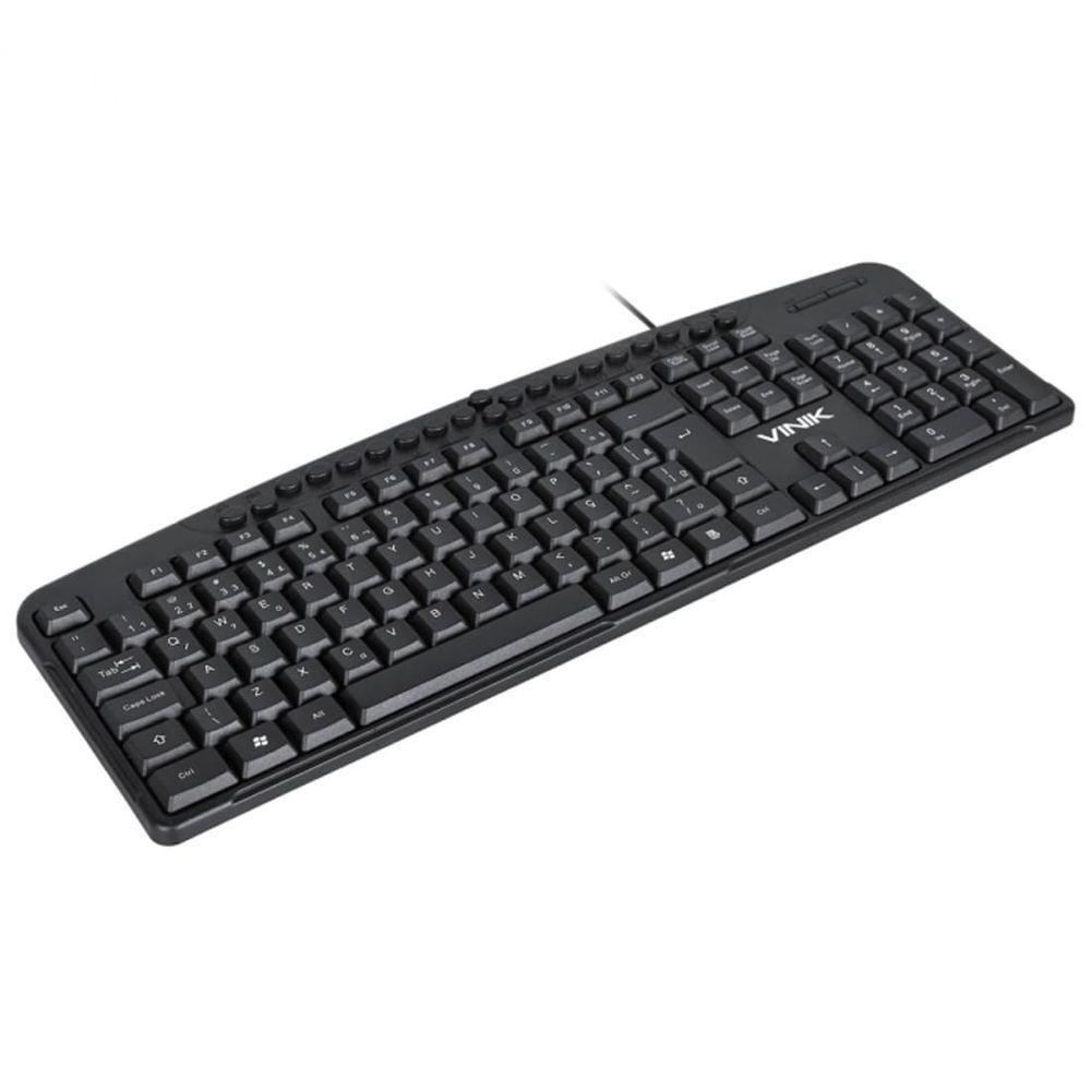 Teclado Usb Multimidia Dynamic 107 +20 Teclas Multi. Abnt2 Resis. à água 1.8m Preto - Dt141 - 1