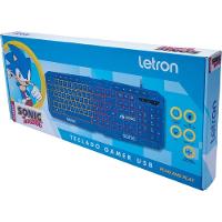 Teclado Gamer Letron Sonic Usb Led Azul - 2